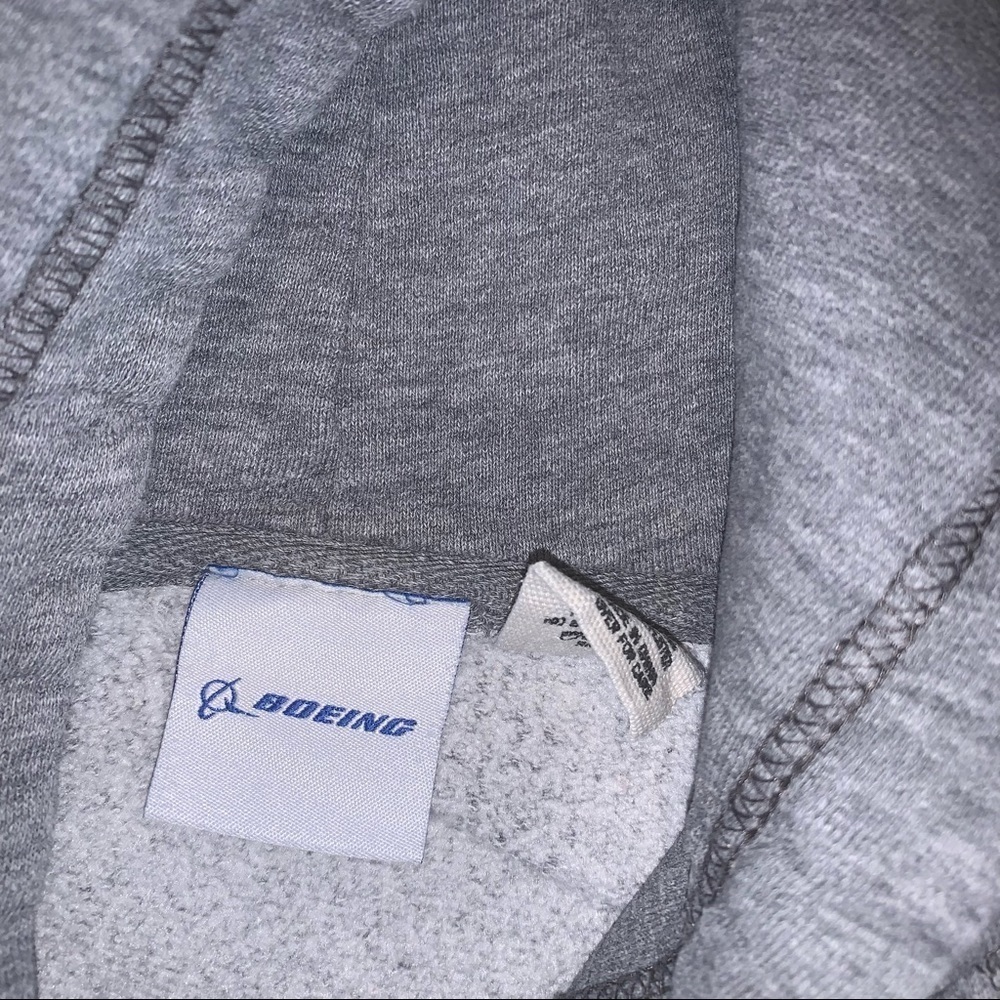 Boeing Hoodie Sweatshirt, sz M - Picture 5 of 7
